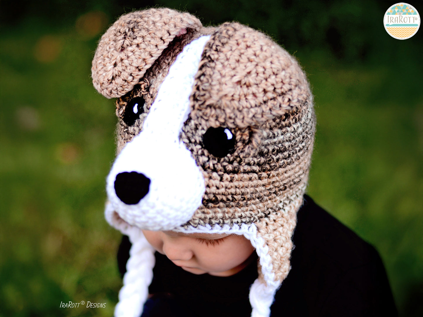 Buddy the Jack Russell Terrier Puppy Dog Hat Crochet Pattern