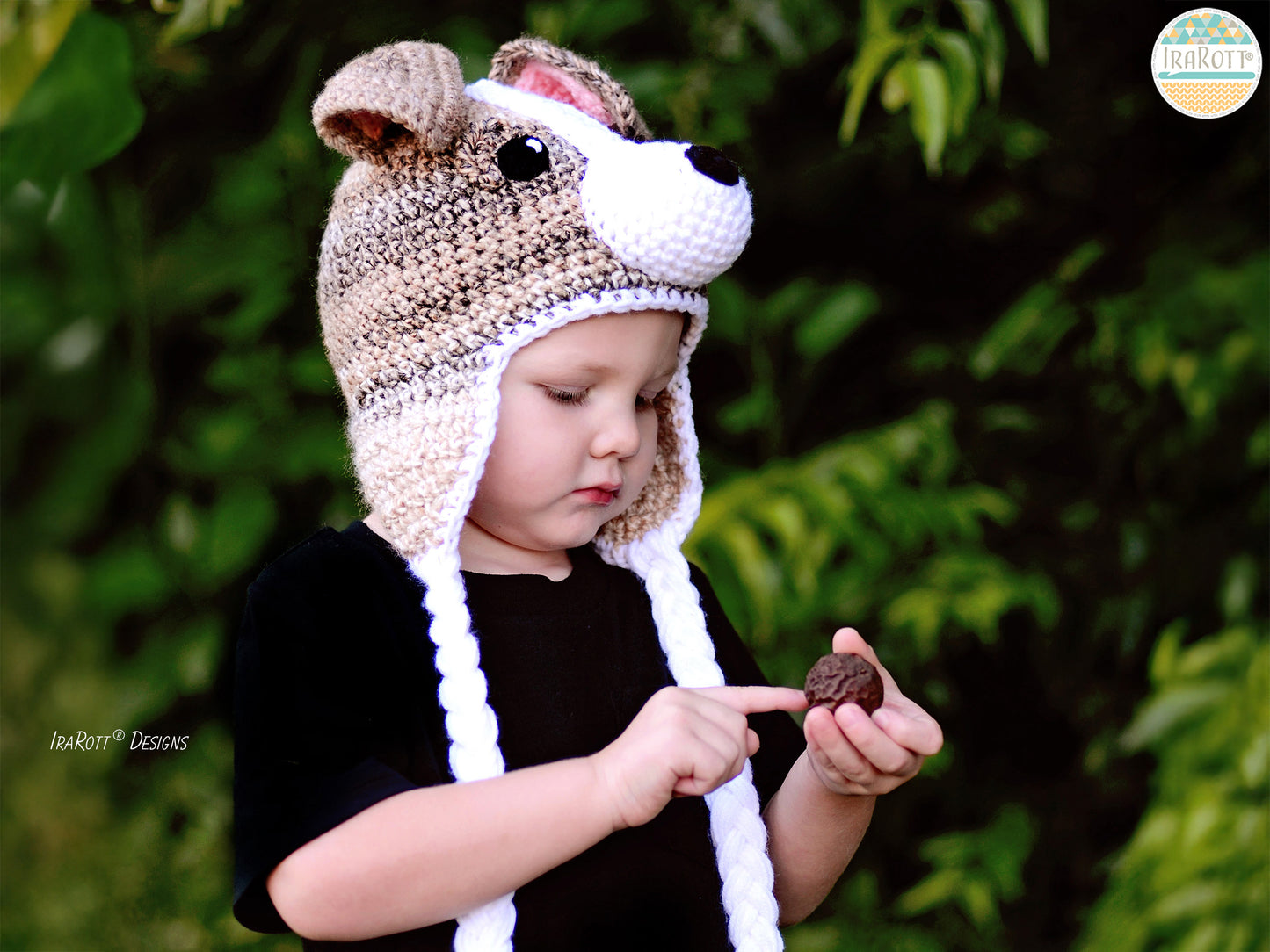 Buddy the Jack Russell Terrier Puppy Dog Hat Crochet Pattern