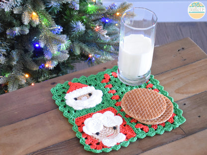 Christmas Granny Square Projects Crochet Pattern