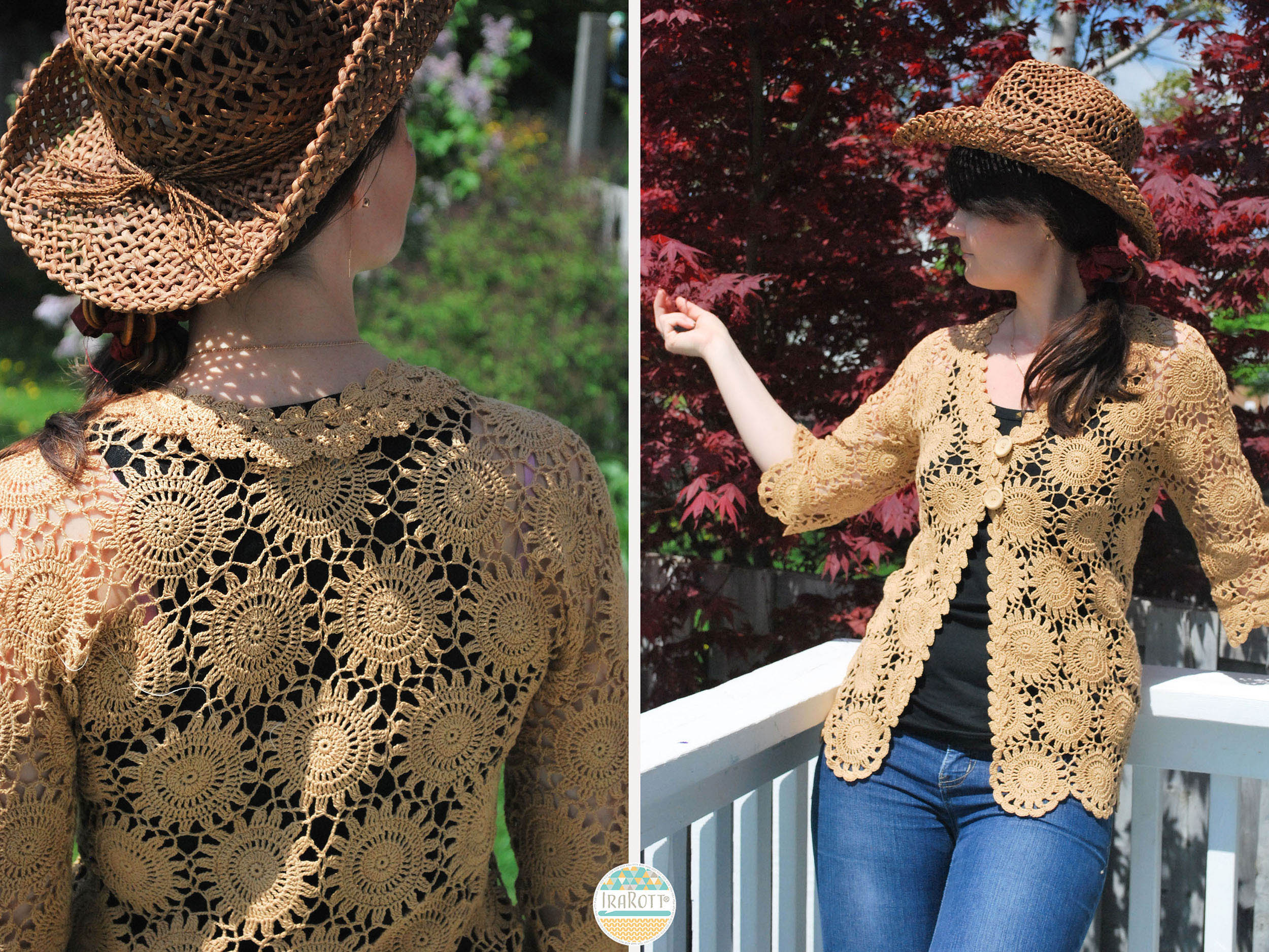 Lace cardigan clearance crochet pattern