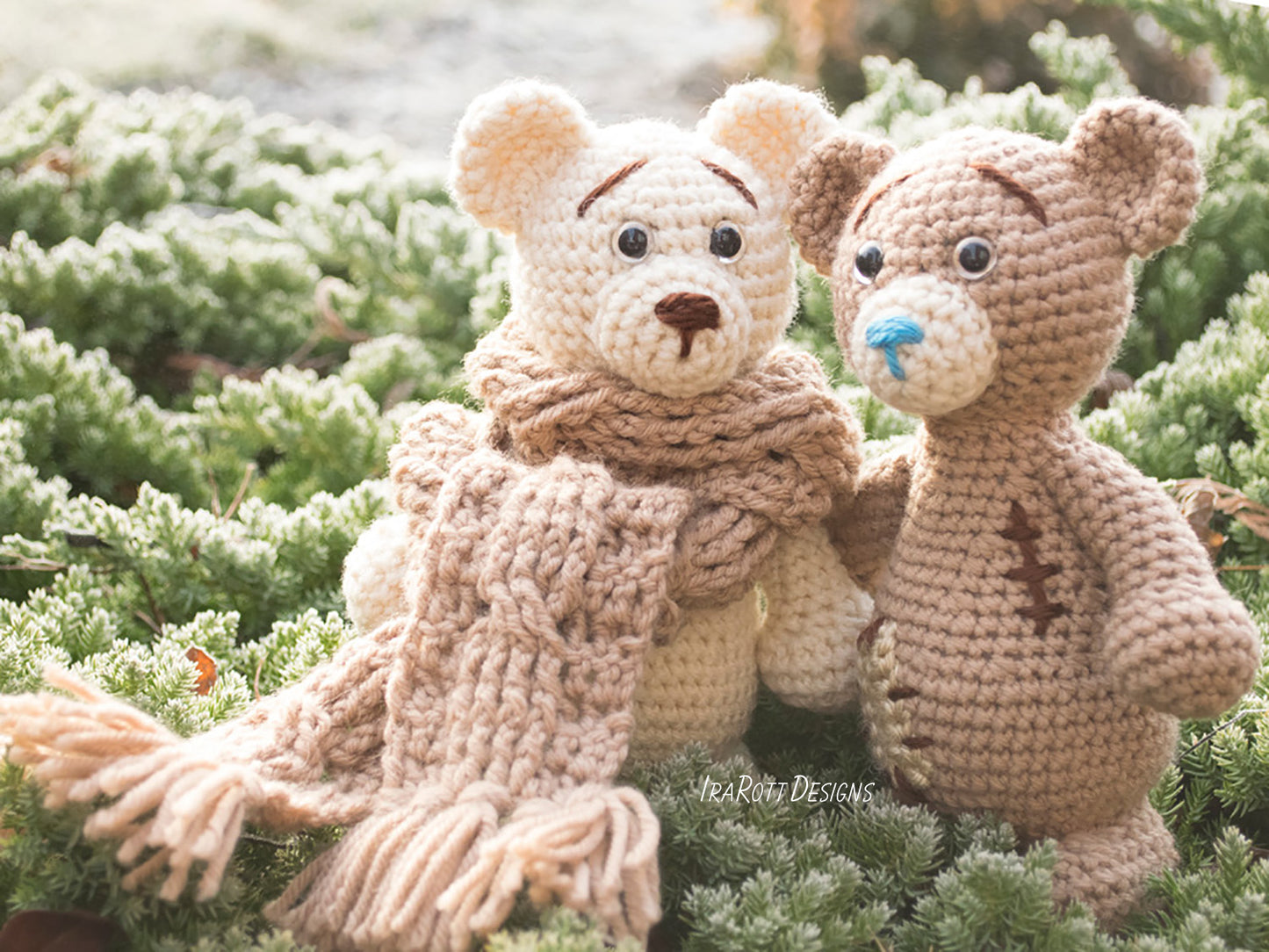 Classic Mini Teddy Bear Amigurumi Crochet Pattern