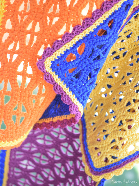Clematis Table Toppers Crochet Pattern