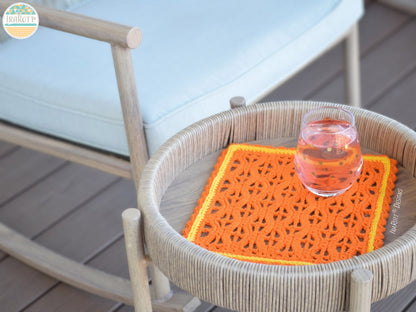 Clematis Table Toppers Crochet Pattern