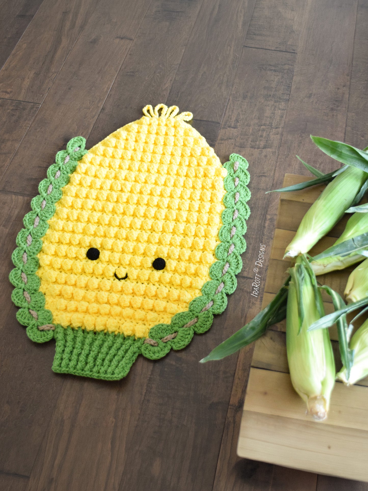 Corny The Cob Corn Rug Crochet Pattern