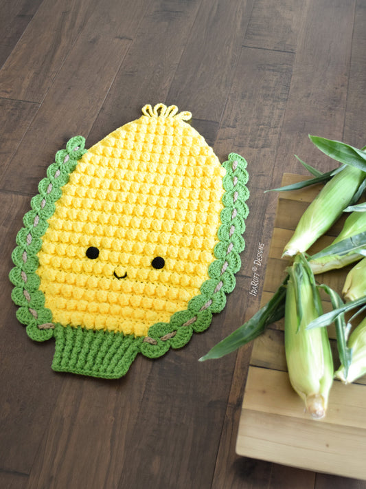 Corny The Cob Corn Rug Crochet Pattern