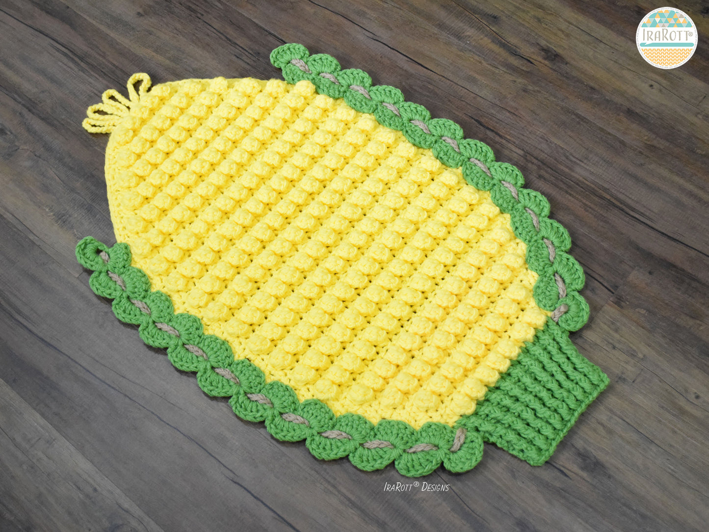 Corny The Cob Corn Rug Crochet Pattern