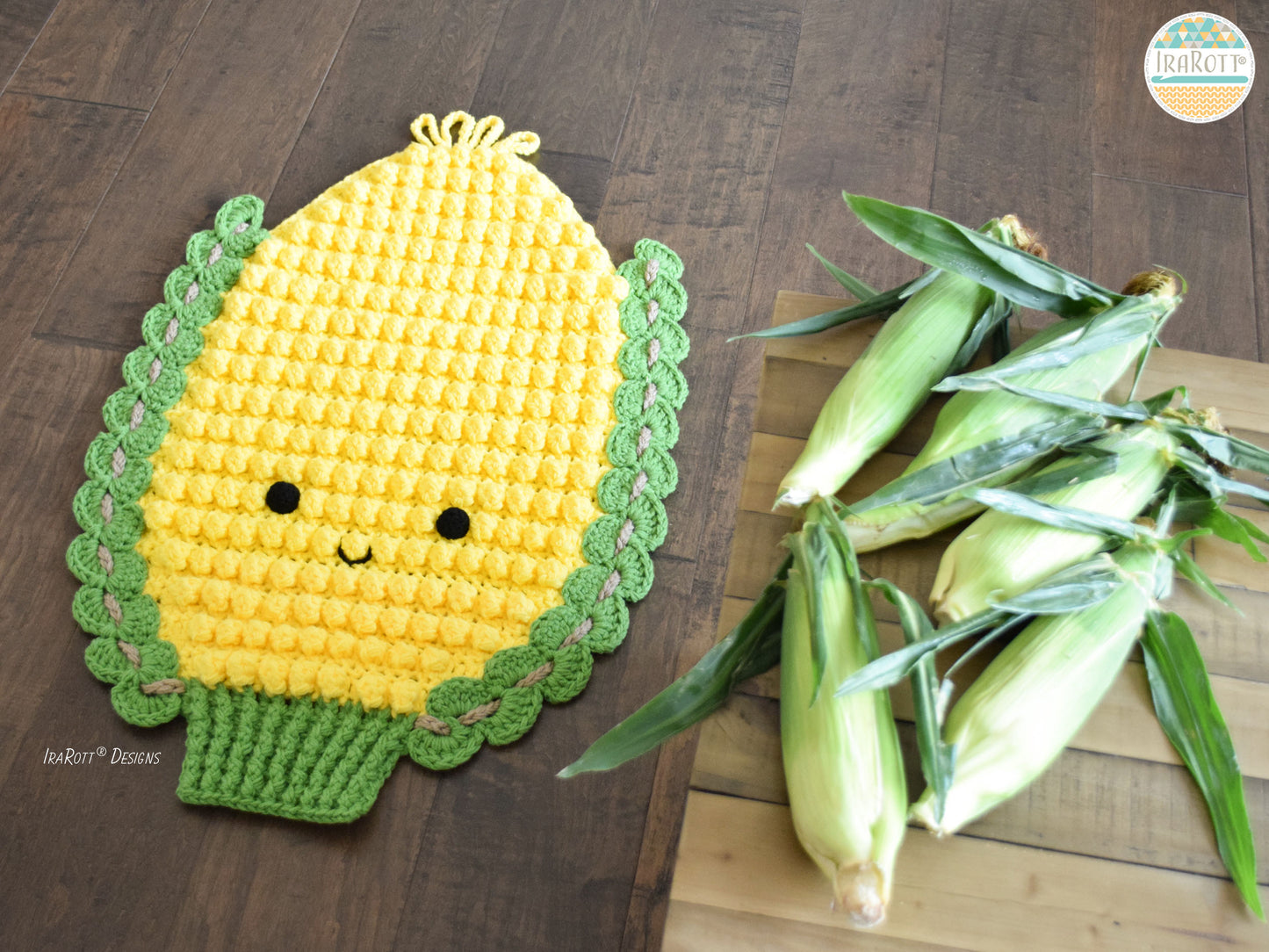 Corny The Cob Corn Rug Crochet Pattern