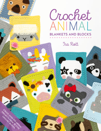 Crochet Animal Blankets and Blocks Book - Paperback