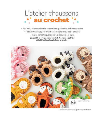 L'atelier chaussons au crochet - Livre Papier