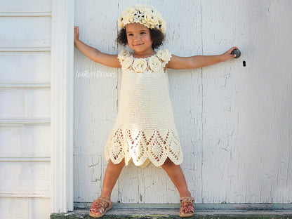 Summer Dreams Dress and Beret Crochet Pattern