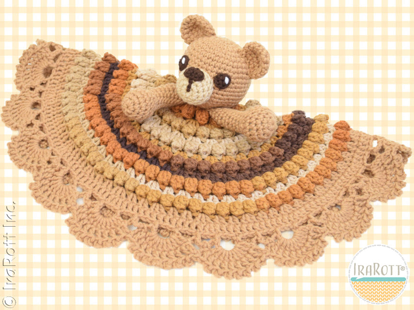 Teddy Bear Lovey Crochet pattern by Poppet Moon Crochet