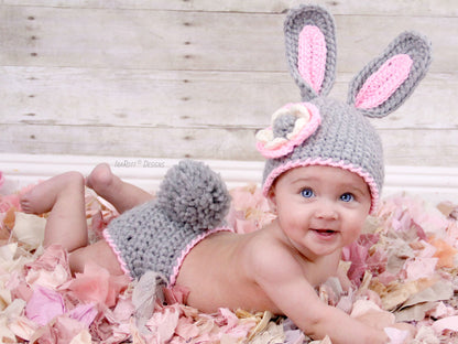 Sunny The Easter Bunny Baby Set Crochet Pattern