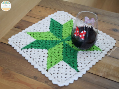 Fibonacci Star Blanket Crochet Pattern