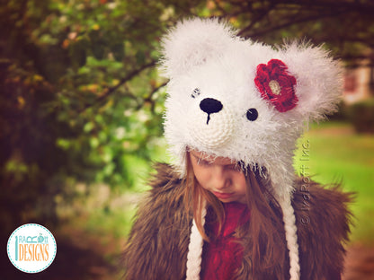 Fluffy the Classic Bear Hat Crochet Pattern – IraRott Designs