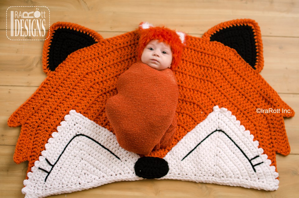 Foxy Fox Area Rug Crochet Pattern