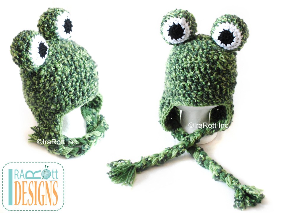 Pistachio the Frog Hat Crochet Pattern