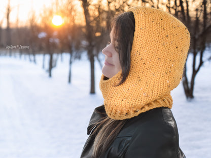Garterline Hood Crochet Pattern