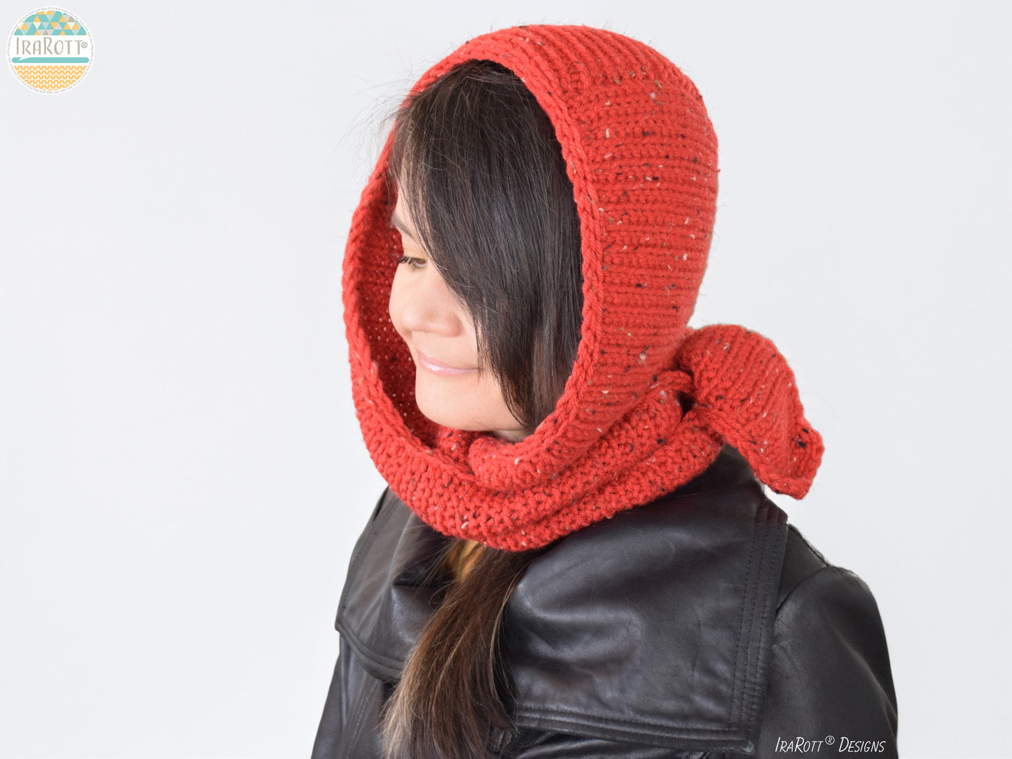 Garterline Hooded Scarf Crochet Pattern