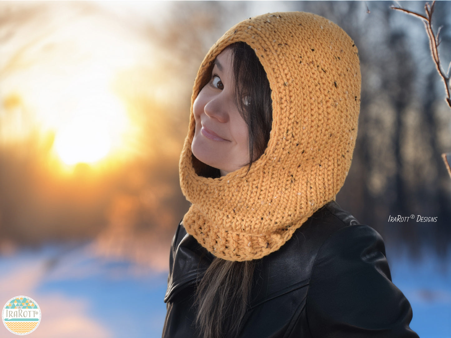 Garterline Hood Crochet Pattern