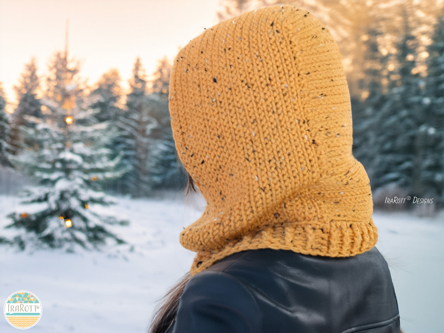 Garterline Hood Crochet Pattern