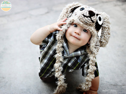 Grommet The Puppy Dog Hat Crochet Pattern