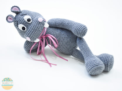 Happy Hippo the Hippopotamus Amigurumi Crochet Pattern