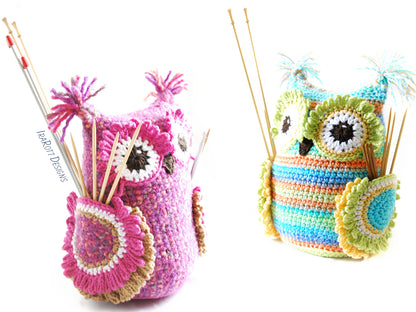 Hooty the Owl Buddy Amigurumi Pillow Crochet Pattern