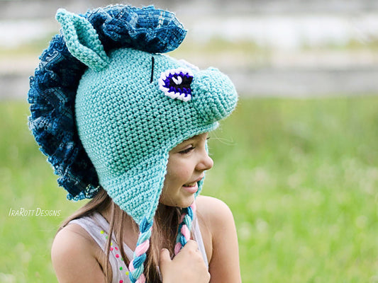 Circus Pony Hat Crochet Pattern
