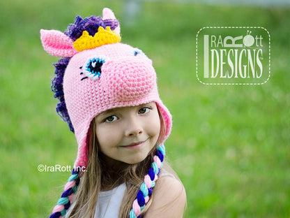 Circus Pony Hat Crochet Pattern