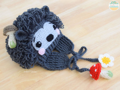 Huggles The Hedgehog Hat Crochet Pattern