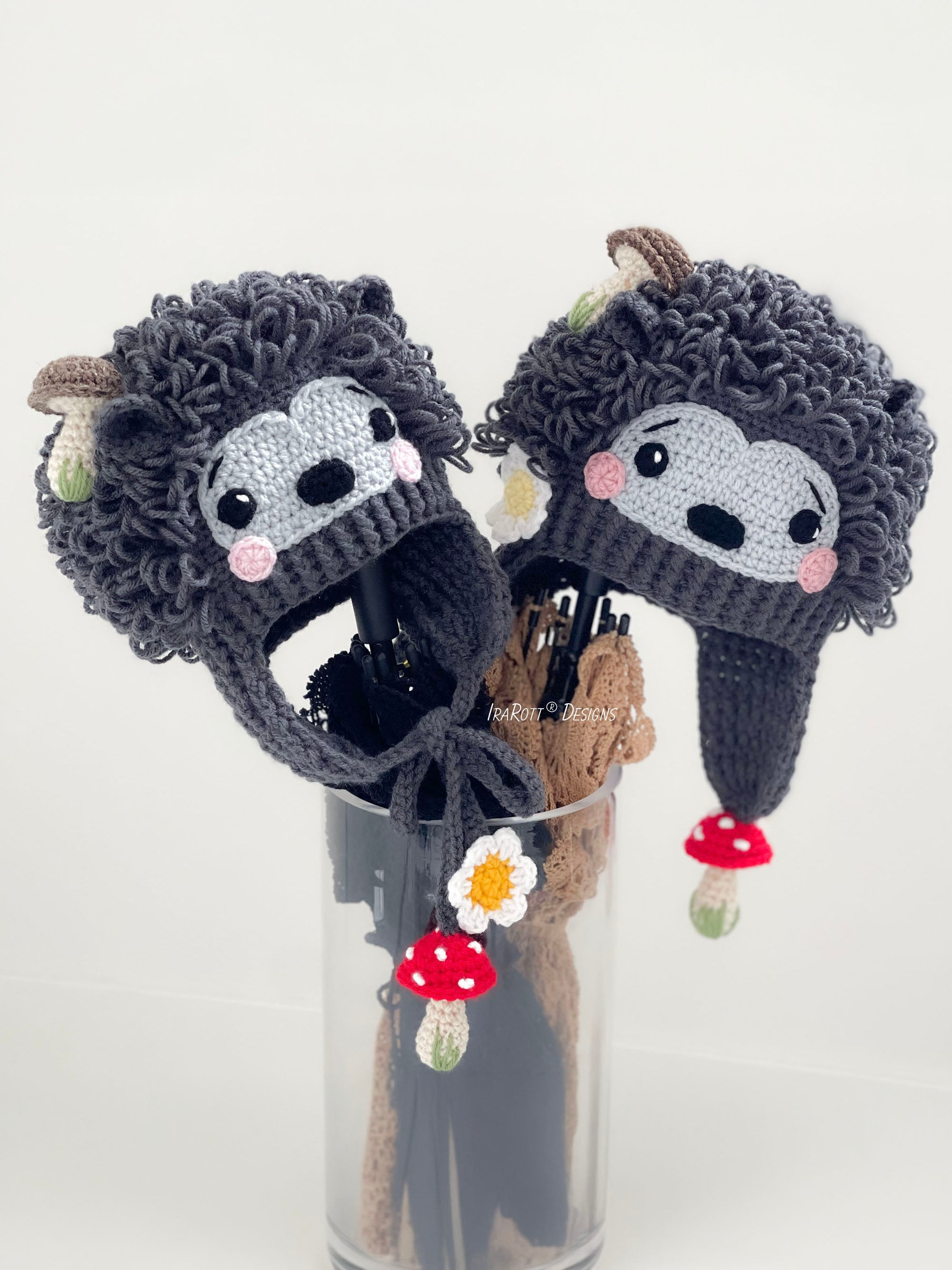 Huggles The Hedgehog Hat Crochet Pattern – IraRott Designs