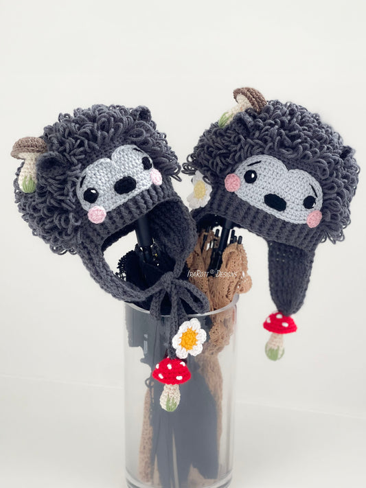 Huggles The Hedgehog Hat Crochet Pattern