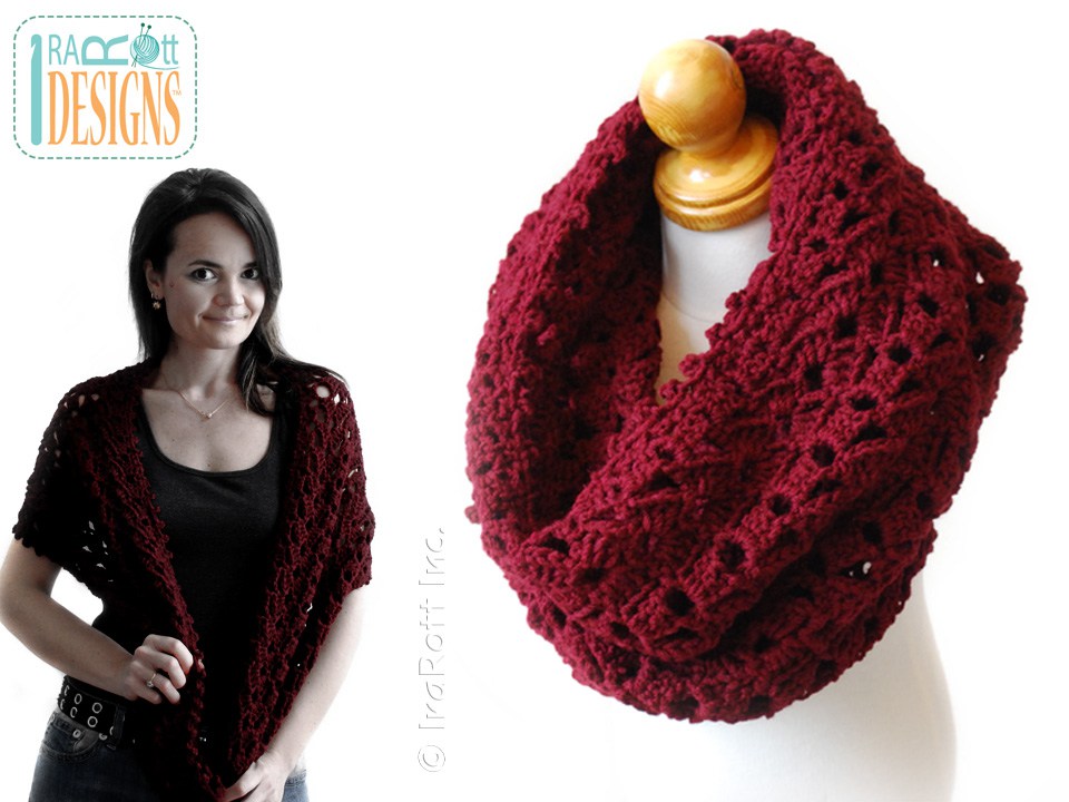 Infinity Scarf Iryna Crochet Pattern