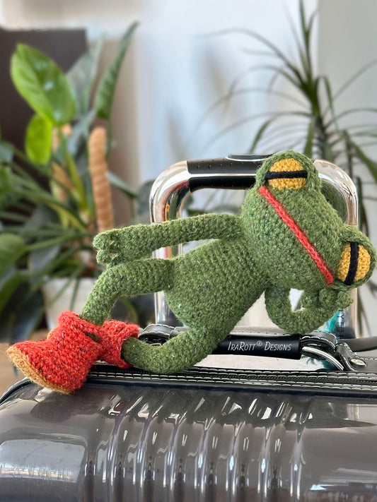 Jabka The Traveling Frog Amigurumi Crochet Pattern