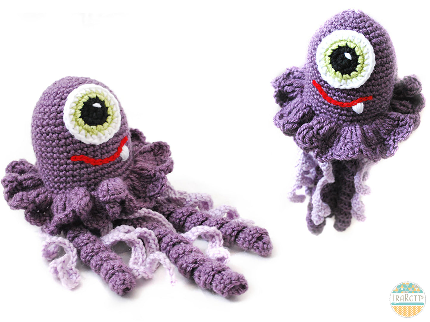 Peanut Butter the Jellyfish Monster Amigurumi Crochet Pattern