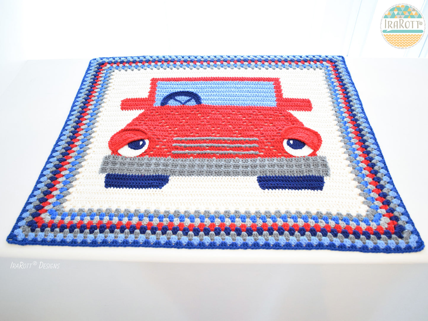 Jimmy The Hybrid Car Blanket Crochet Pattern