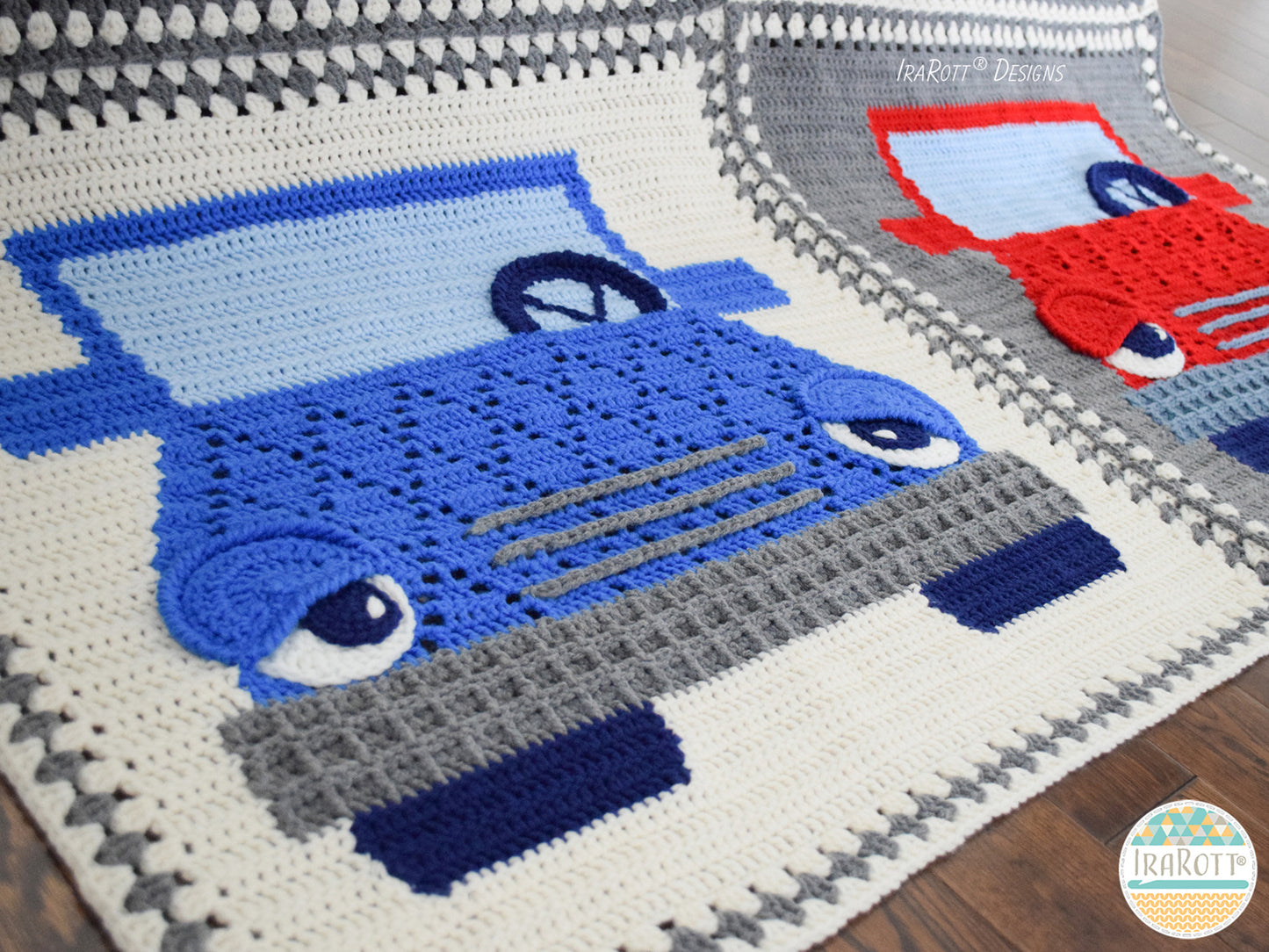 Jimmy The Hybrid Car Blanket Crochet Pattern