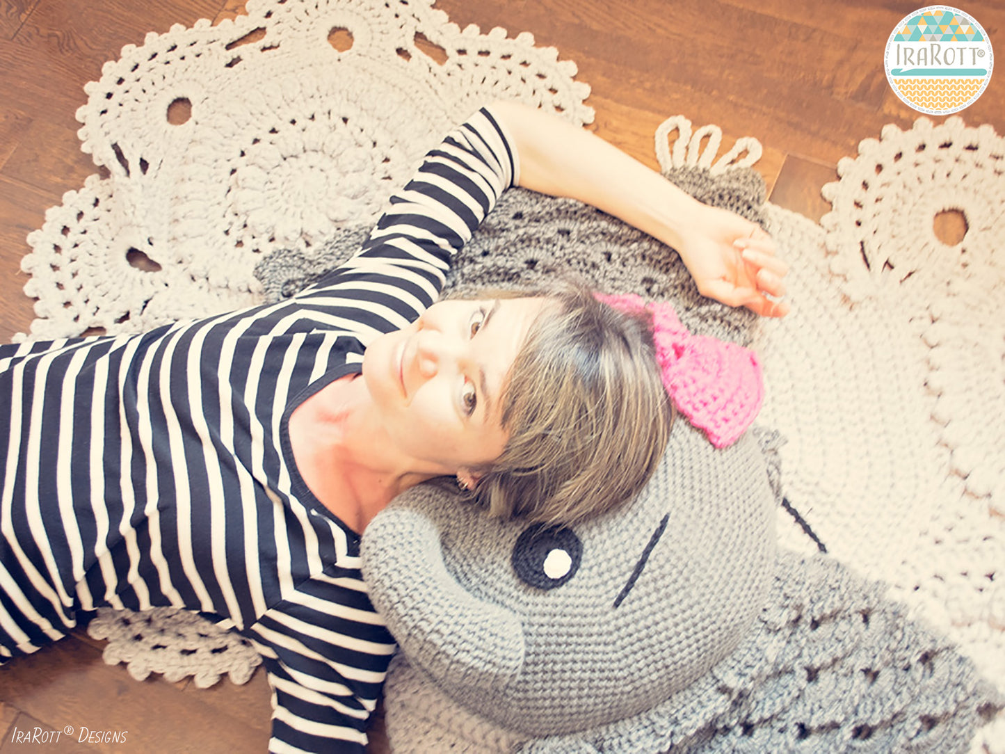 Josefina and Jeffery Elephant Pillow Crochet Pattern