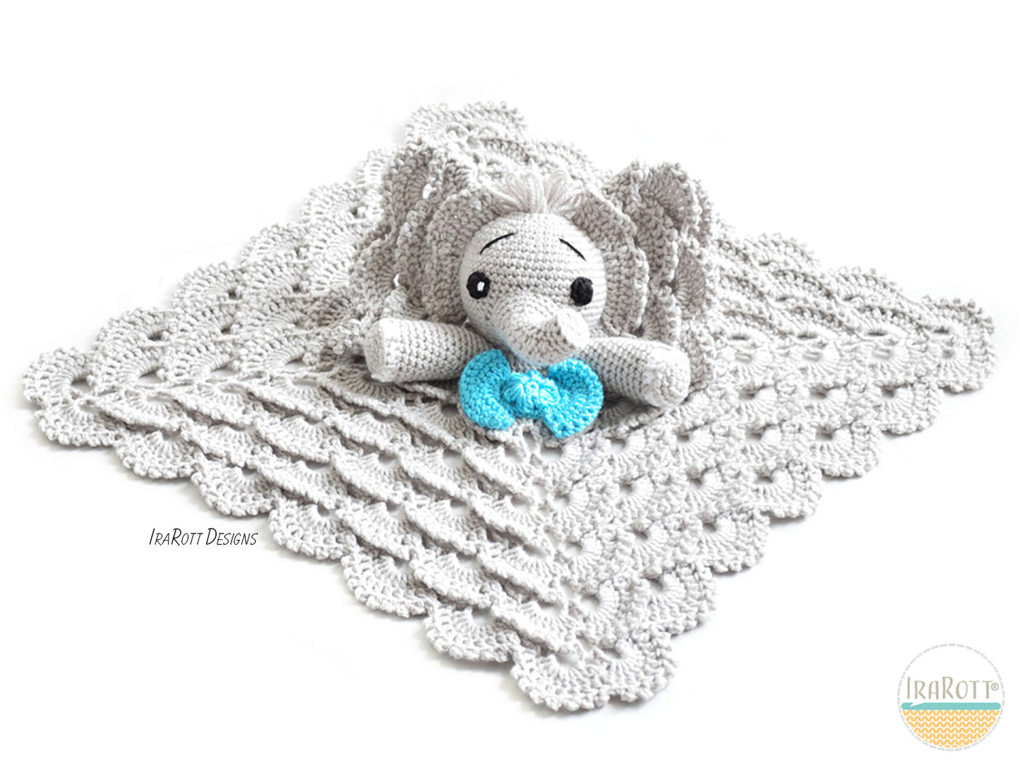 Josefina and Jeffery Elephant Lovey Crochet Pattern