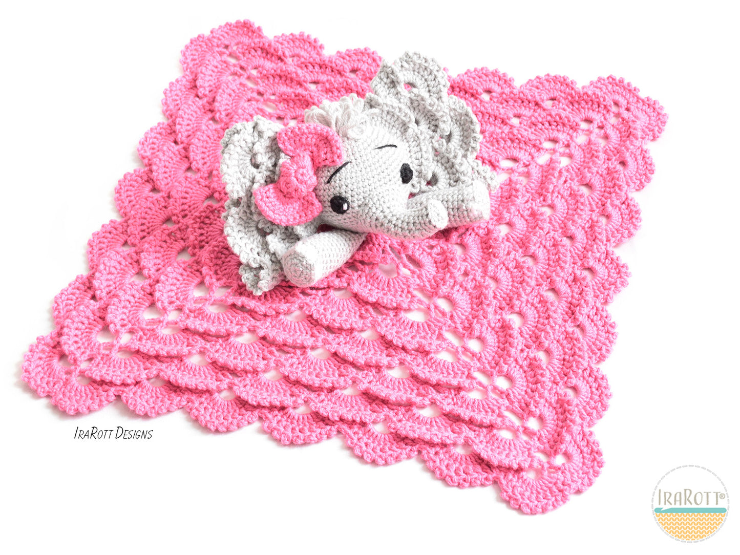 Josefina and Jeffery Elephant Lovey Crochet Pattern