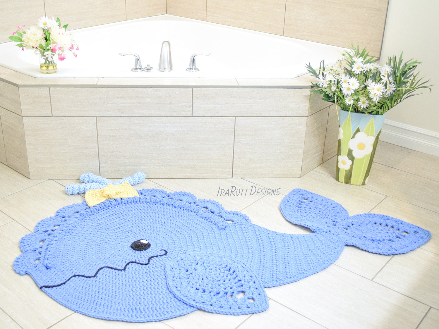 Joyce and Justin Whale Rug Crochet Pattern – IraRott Designs