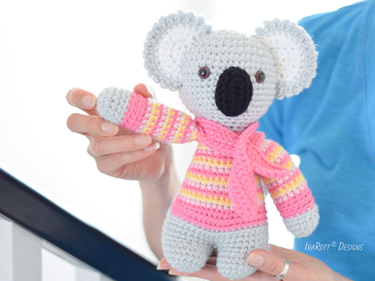 Ken The Chubby Little Koala Amigurumi Crochet Pattern
