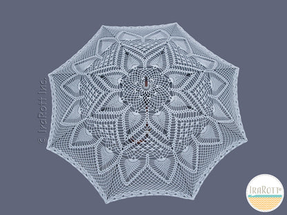 Pineapple Lace Parasol Crochet Pattern