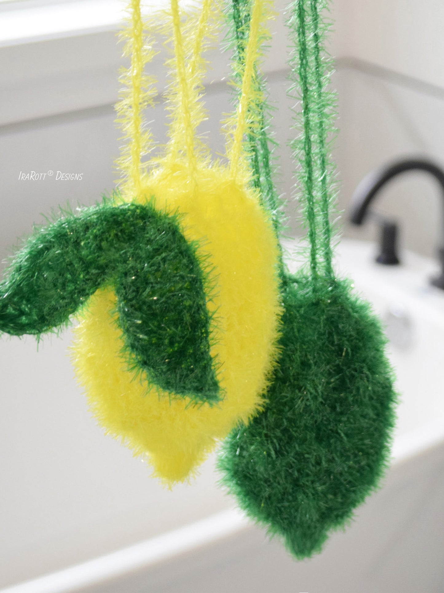 Lemon and Lime Soap Saver Crochet Pattern