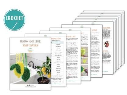 Lemon and Lime Soap Saver Crochet Pattern