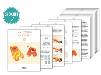 Lion Leonardo Pants Crochet Pattern