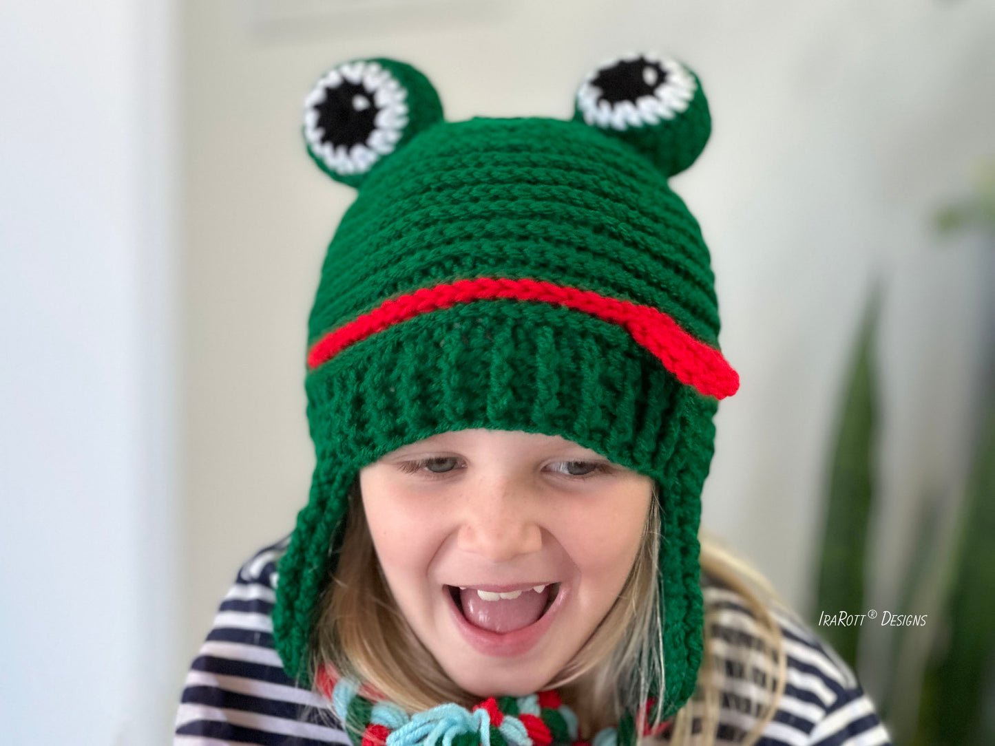 Lotus The Frog Hat Crochet Pattern