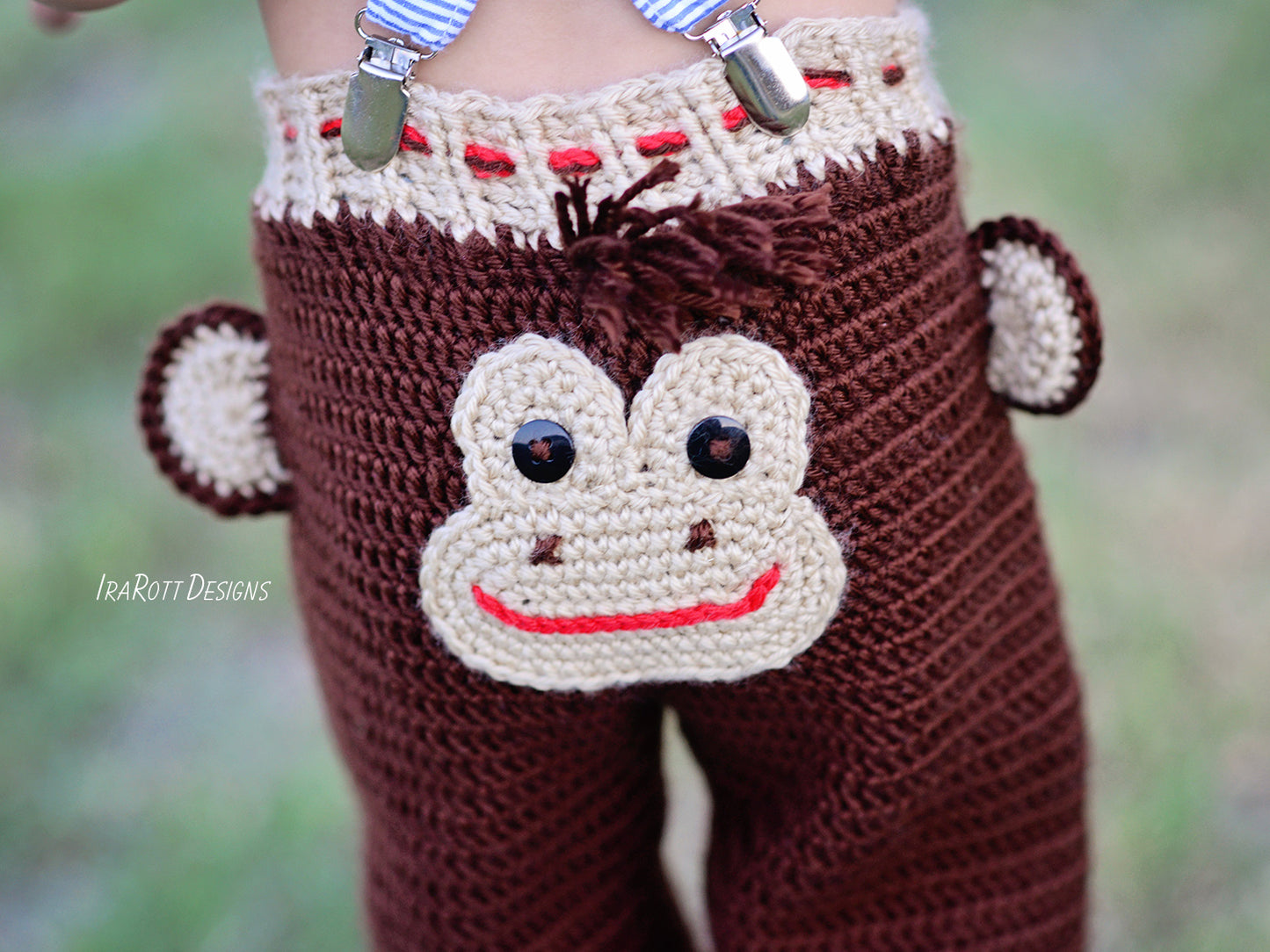 Silly Monkey Hat and Pants Crochet Pattern