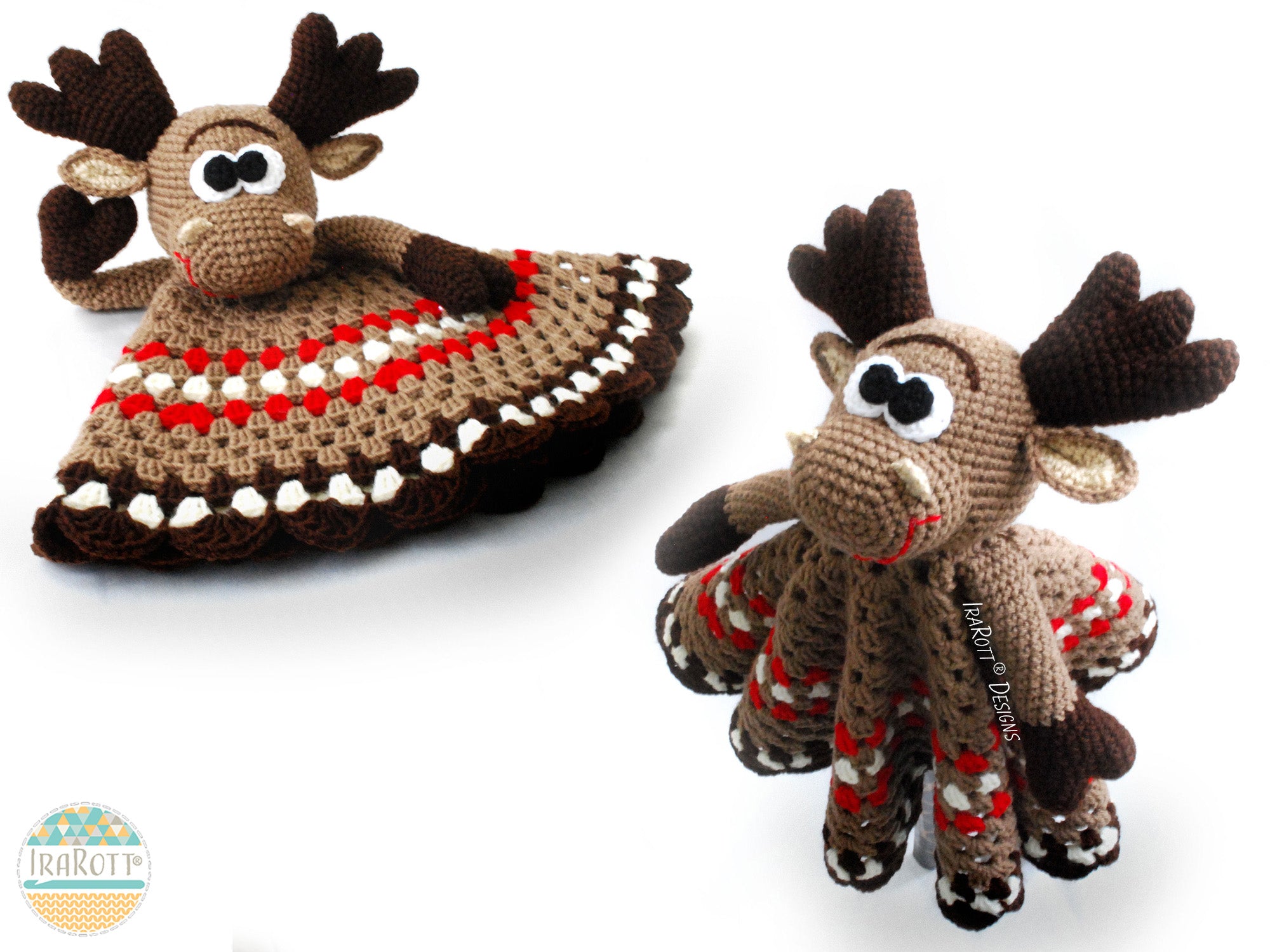 Moose crochet blanket online pattern