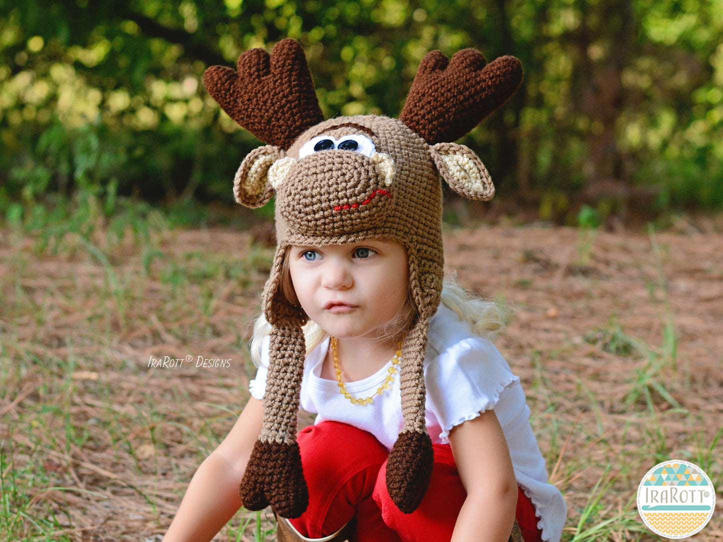 Eh Moose Animal Hat Crochet Pattern